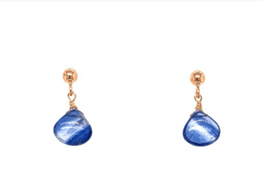 ela rae new york city Lori Kyanite Ball Stud Dangle Earrings