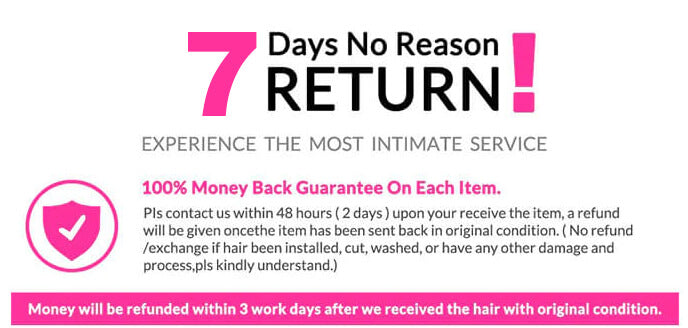 7-day money-back guarantee-Moana hair