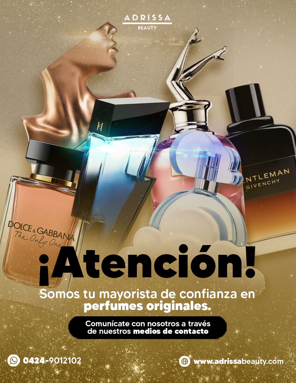 Adrissa Beauty es tu proveedor de confianza en perfumes Originales.
