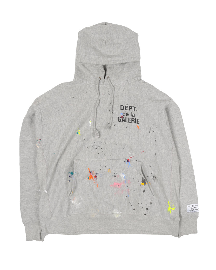 Gallery Dept. De La Galerie Painter Logo Hoodie Grey – RIF NYC