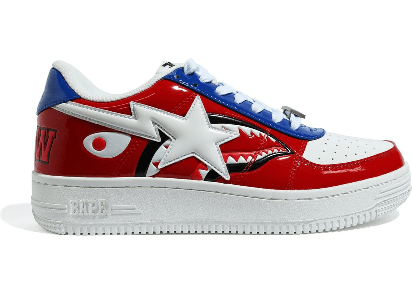 A Bathing Ape Bape Sta Low M2 20th Anniversary Patent Red – RIF NYC