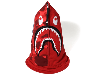 BAPE Color Camo Shark Face Mask Purple – RIF NYC