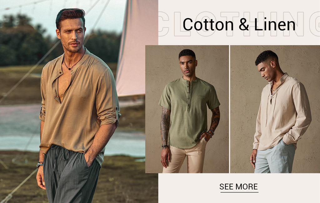 Cotton linen clothing