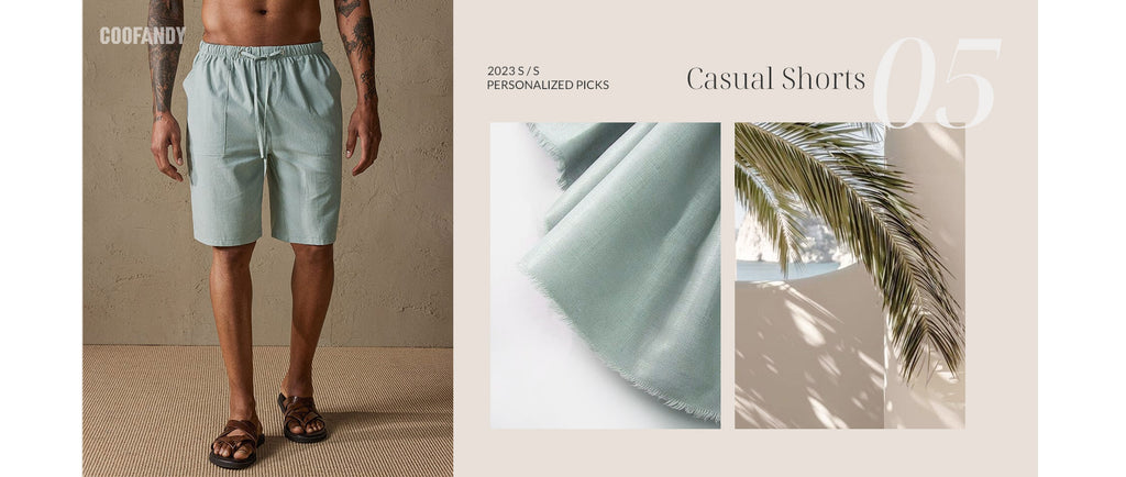 men's linen shorts