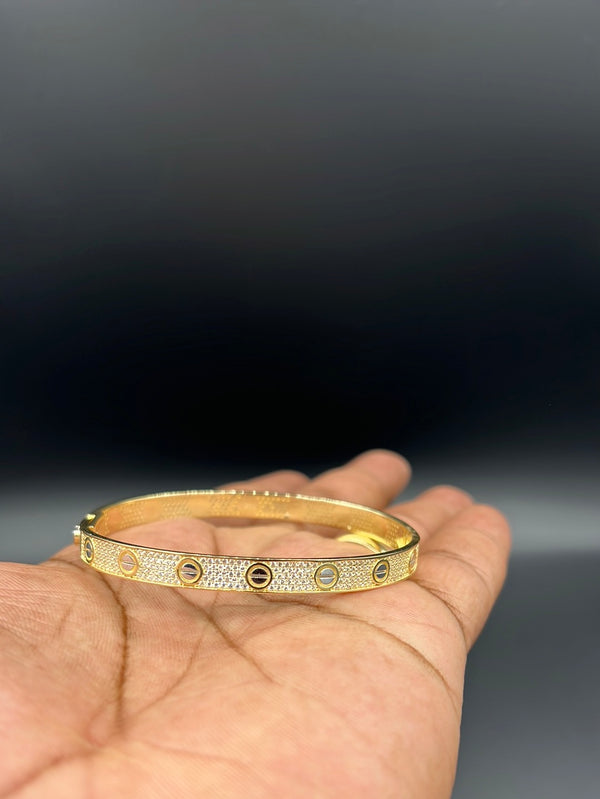 14k cartier bangle