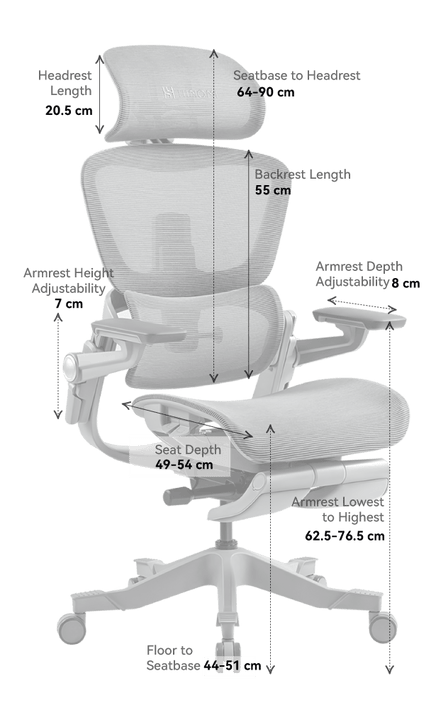 H1 Pro V2 Dimensions Standard