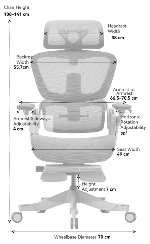 H1 Pro V2 Dimensions Standard