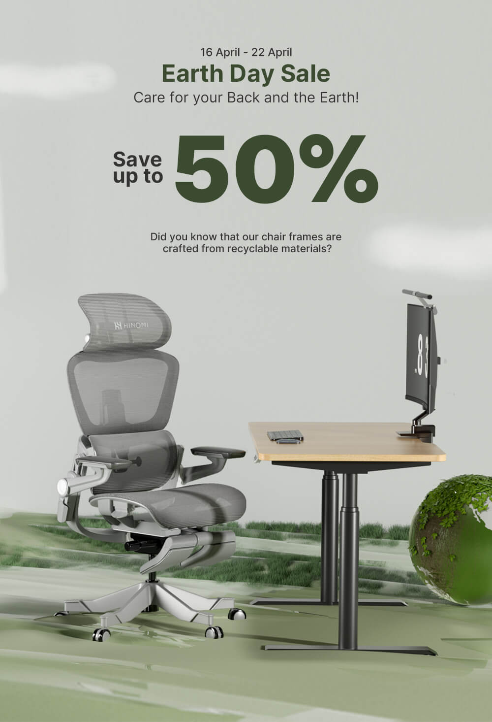 Hinomi Earth Day Sale Save up to 50%