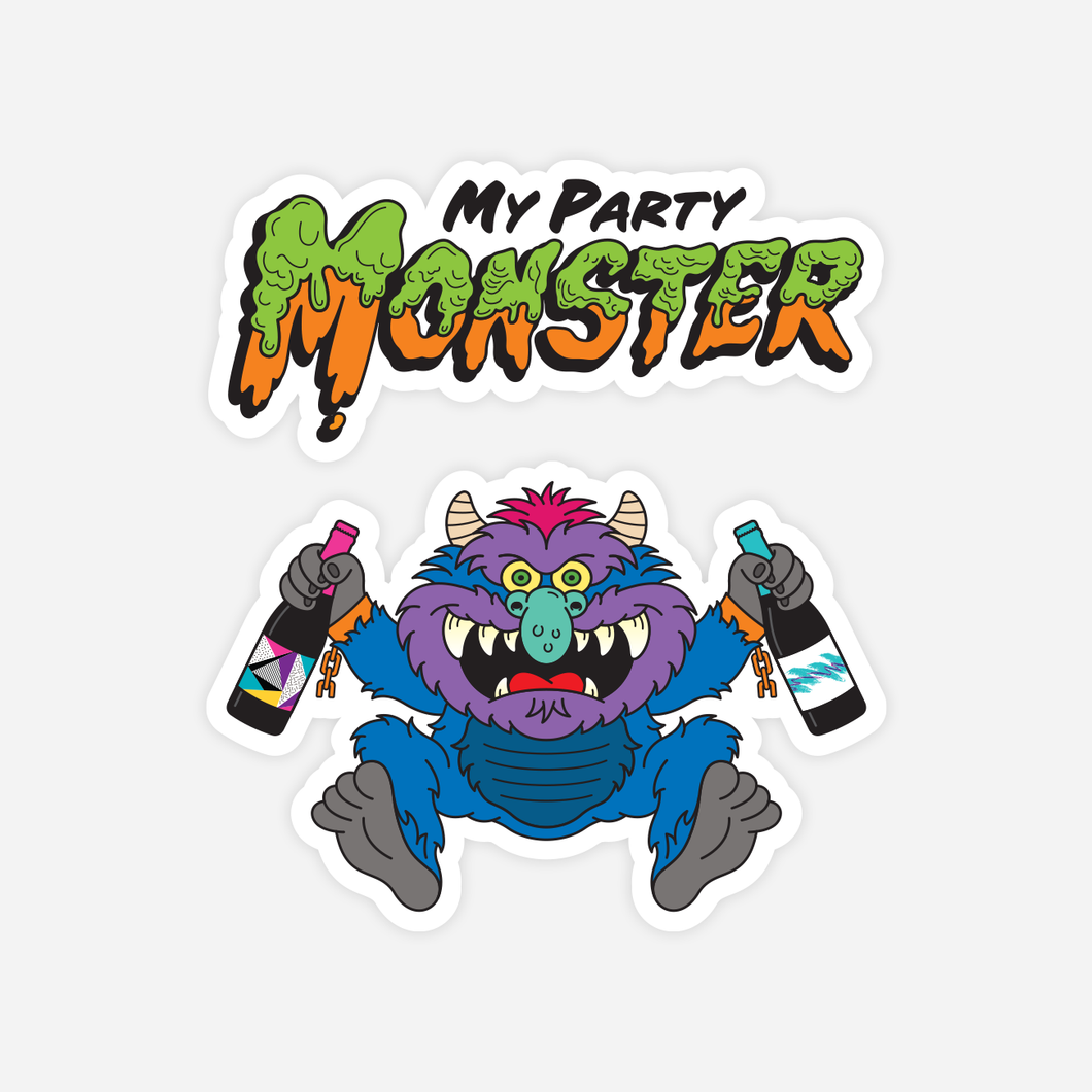 My Party Monster Sticker Pack