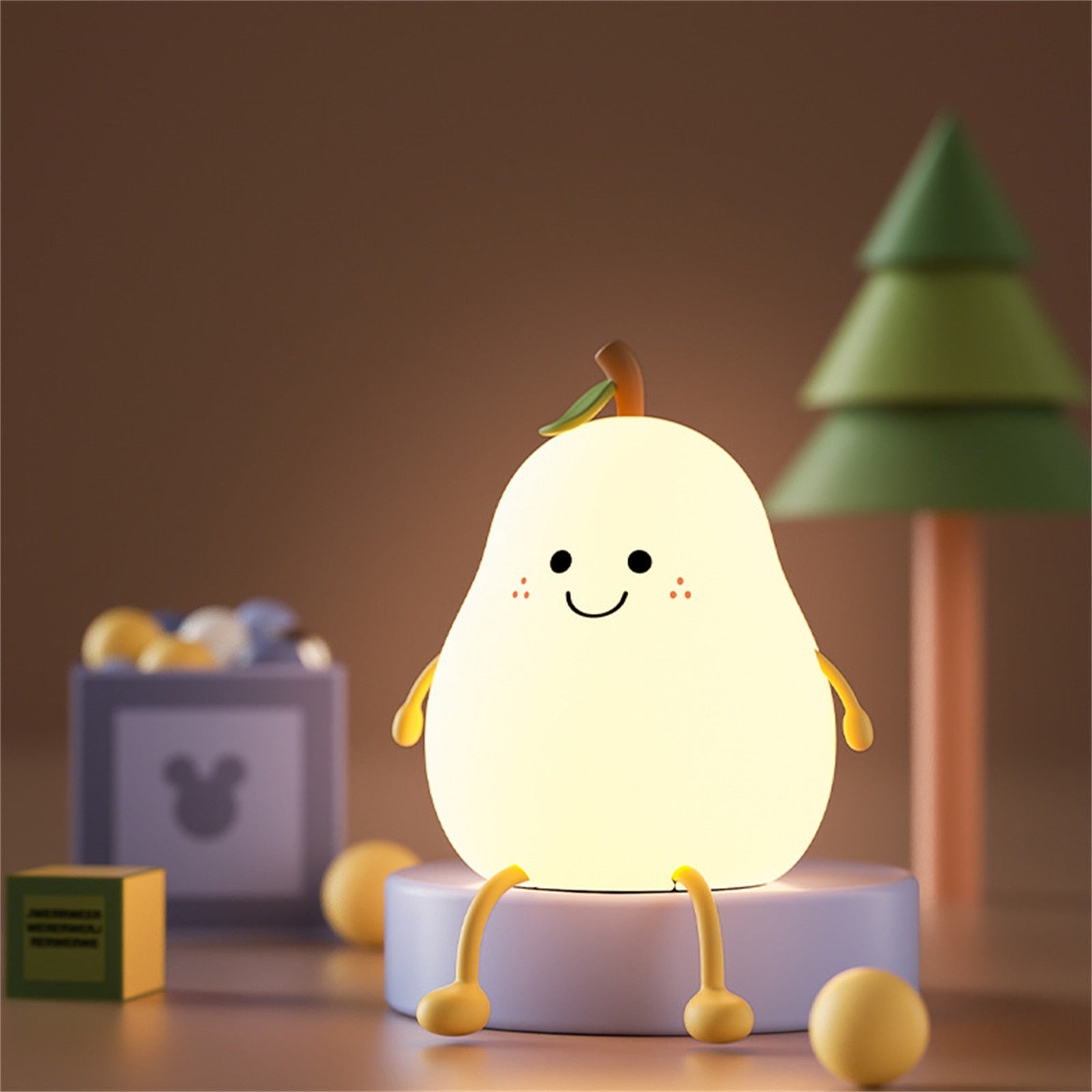 pear night lamp