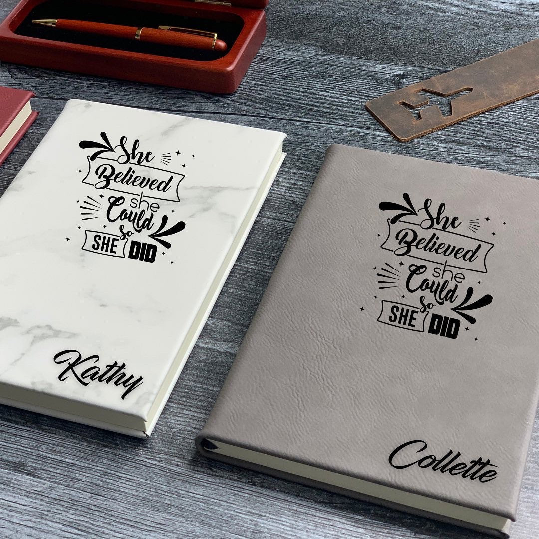 Personalized Leather Journal & Notebook