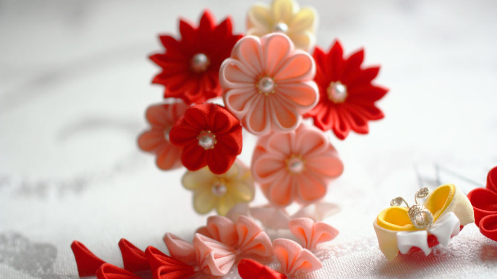 Japanese traditional kanzashi