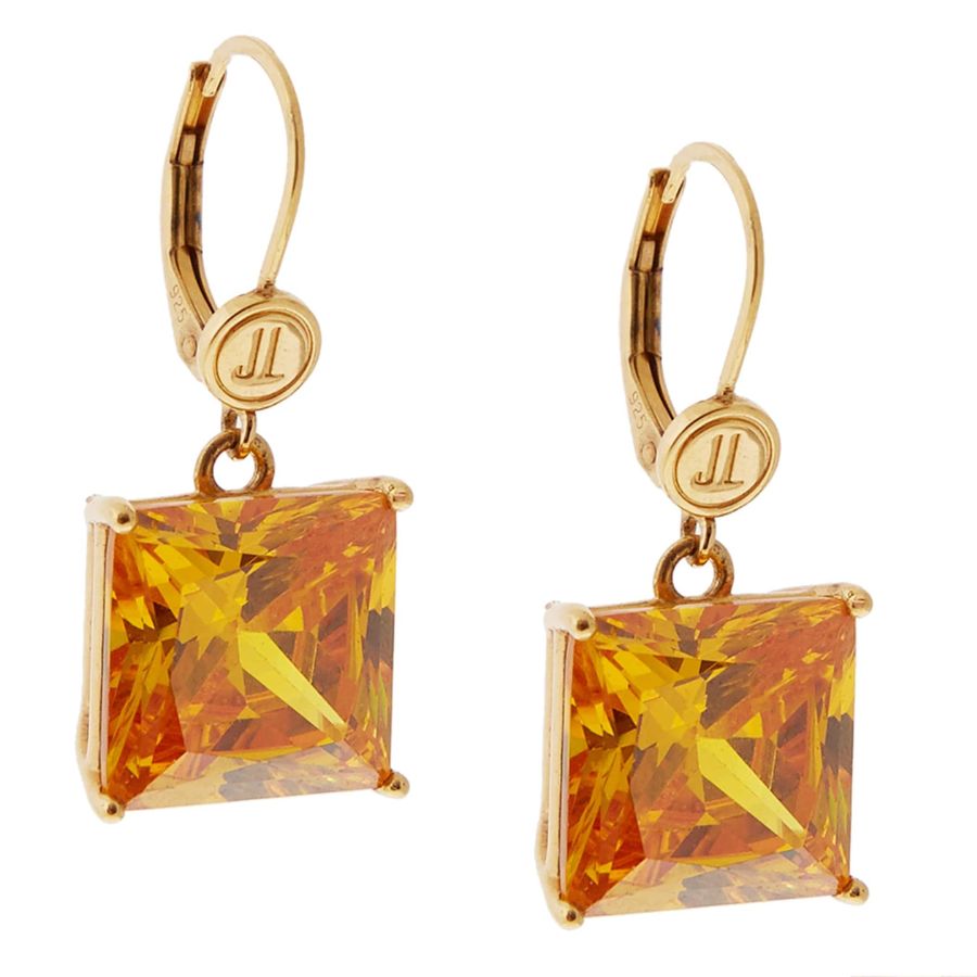 Lever-back earrings for square faces by Samrila