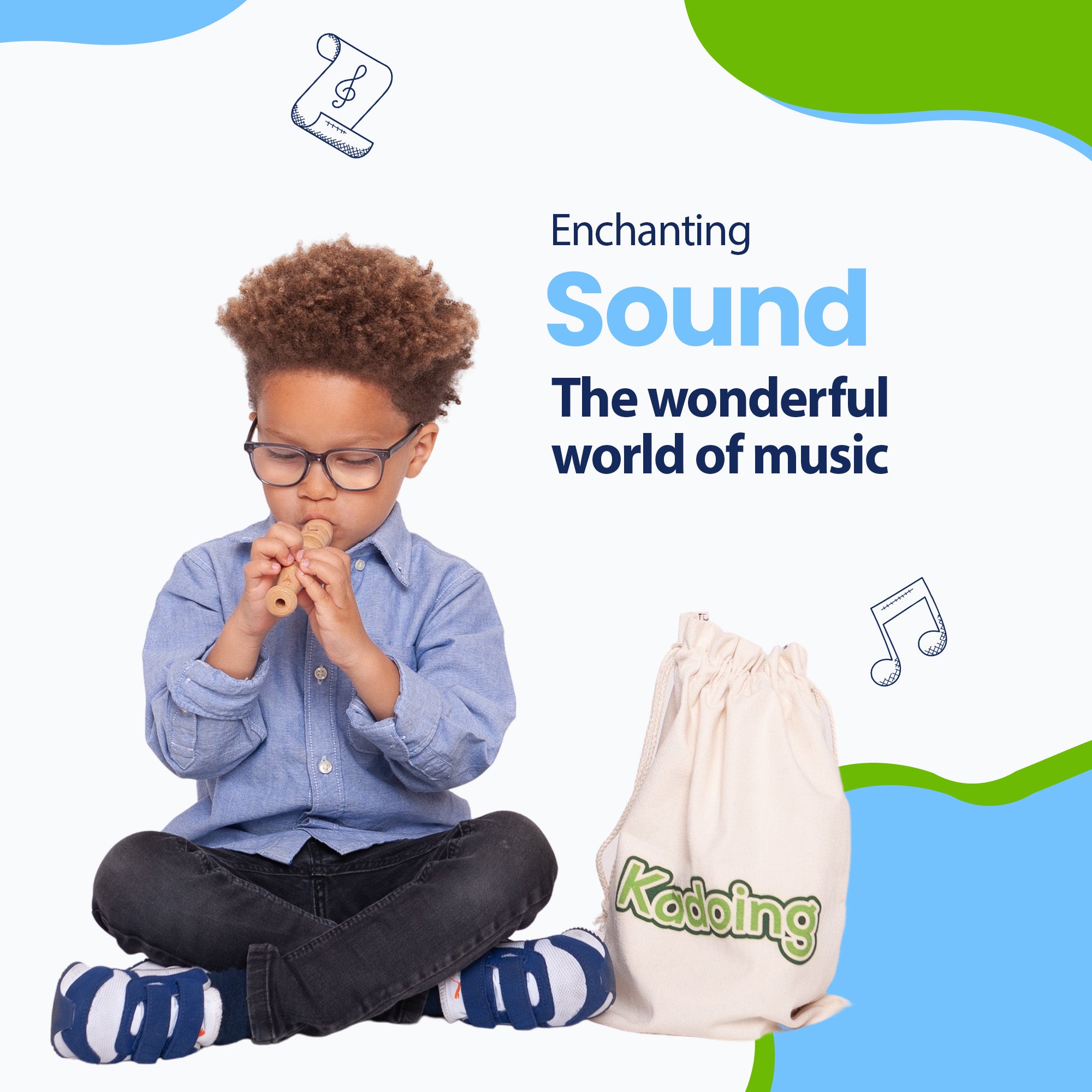 Musiklyde imponerer virkelig børn. Dit barn kan nu overraske dig med sine musikalske færdigheder. Simpelthen fortryllende!