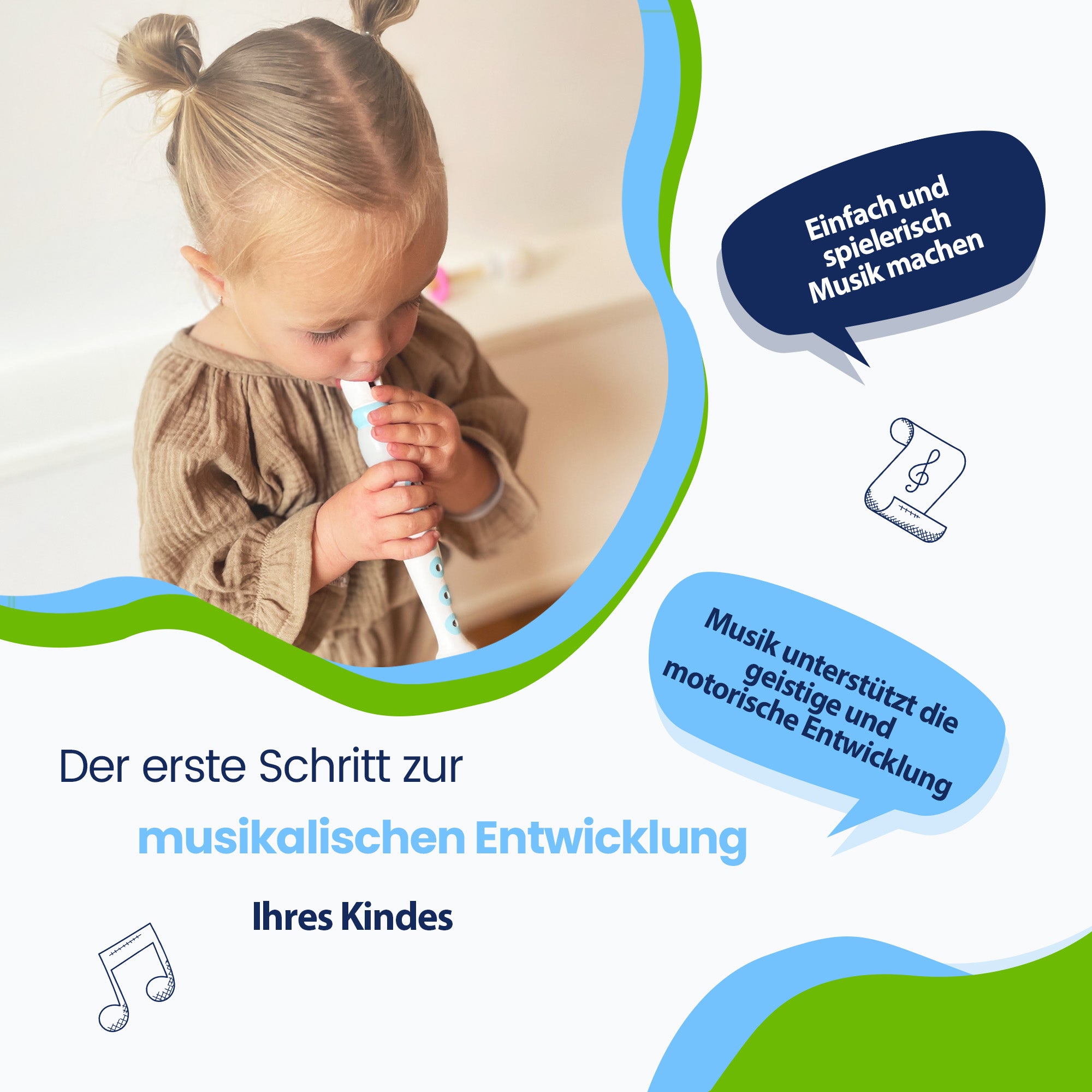 Der erste Schritt zur musikalischen Entwicklung Ihres Kindes – Musizieren auf einfache und spielerische Art – Musik unterstützt die geistige und motorische Entwicklung