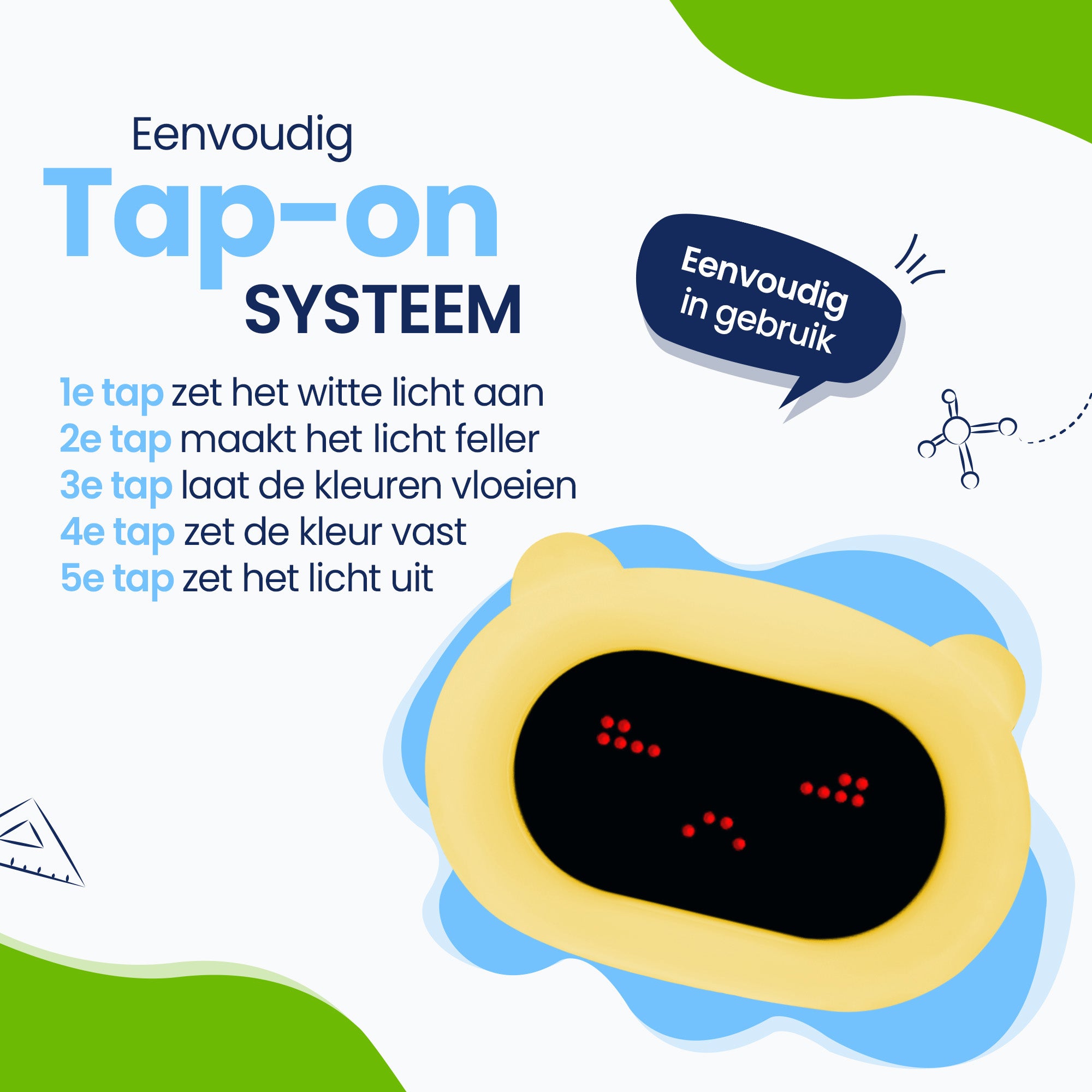 Een eenvouding Tap-on systeem - Eenvoudig in gebruik