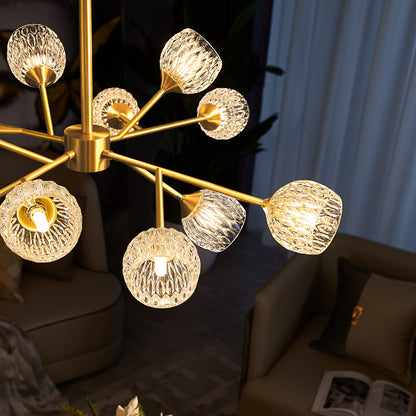 Light Luxury Chandelier Crystal Living Room Molecular Dining Room Simple Lamps