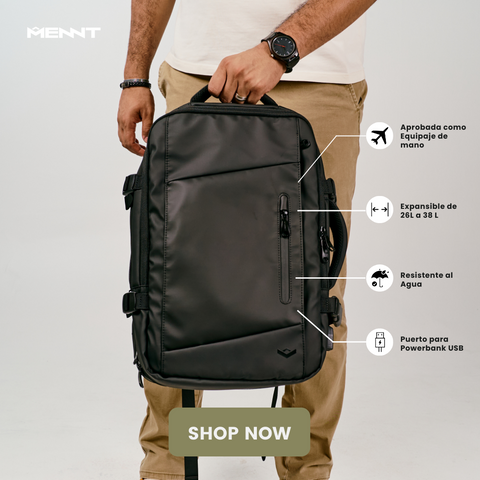 Mochila Carry on mochila para viaje mochilas para el avion aquipaje viajero accesorios de viaje mennt