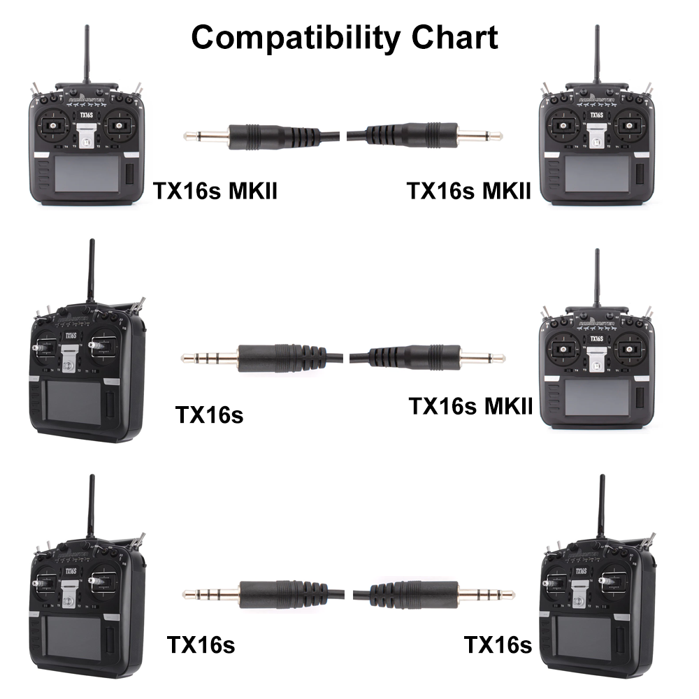 Set of training cables for RadioMaster radios