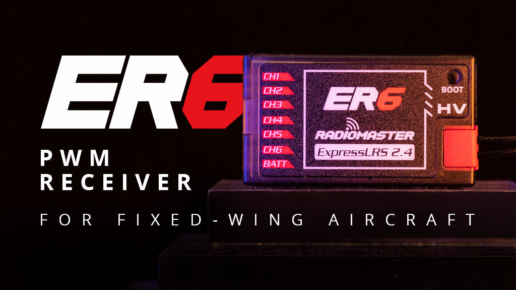 RadioMaster ER6 2.4 GHz ELRS PWM receiver