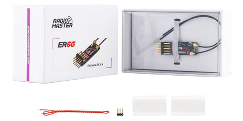 RadioMaster ER6G & ER6GV 2.4GHz ELRS PWM Receiver