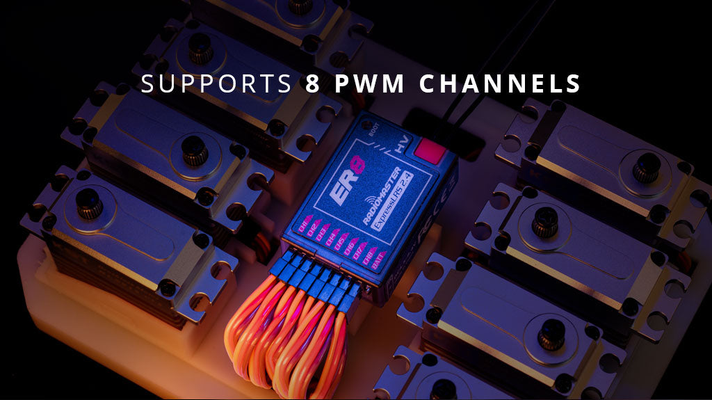 RadioMaster ER8 2.4GHz ELRS PWM Receiver