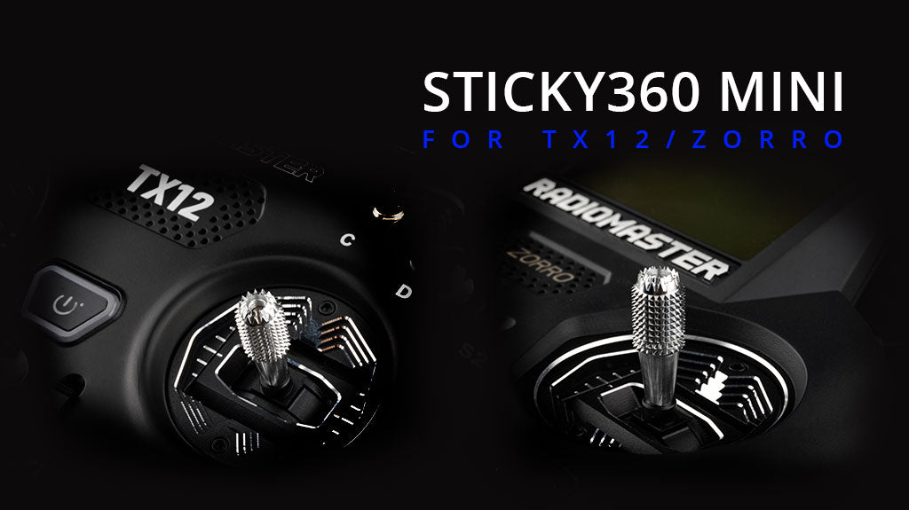 Sticky360 Gimbal Stick Ends for TX16S