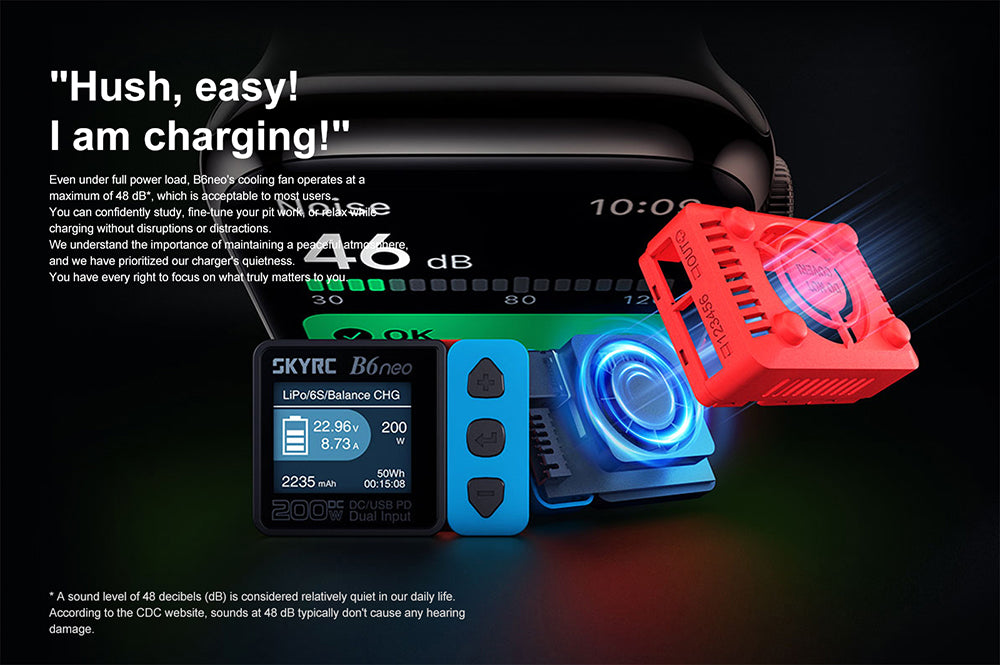 SkyRC B6 Neo 200w DC Smart Charger with DC/PD Dual input