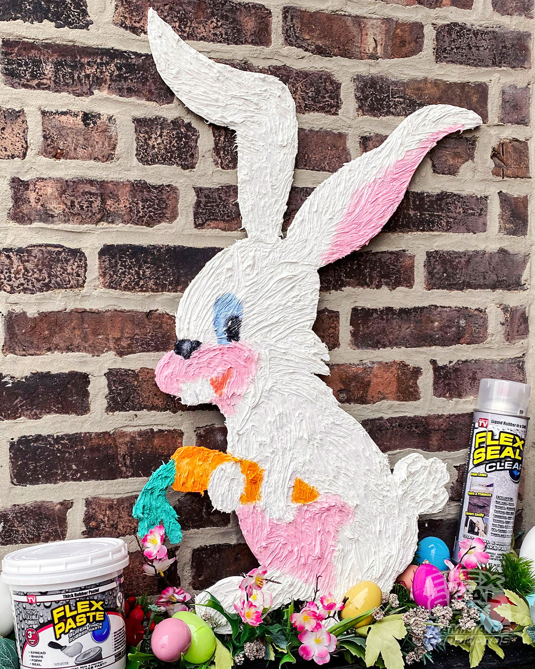Creatividad del conejo de Pascua con Flex Paste