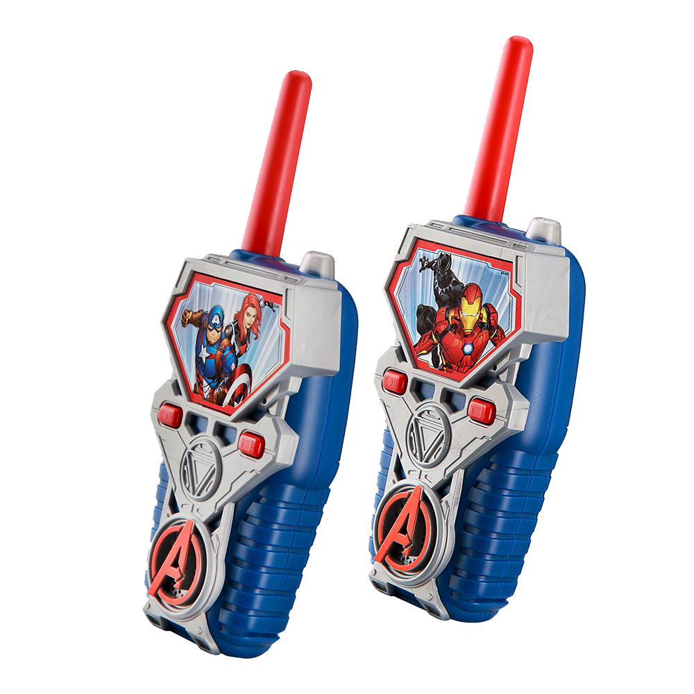 eKids Walkie Talkies de juguete de Spiderman para niños, juguetes  iluminados para interiores y exteriores para niños y fanáticos de los  juguetes de