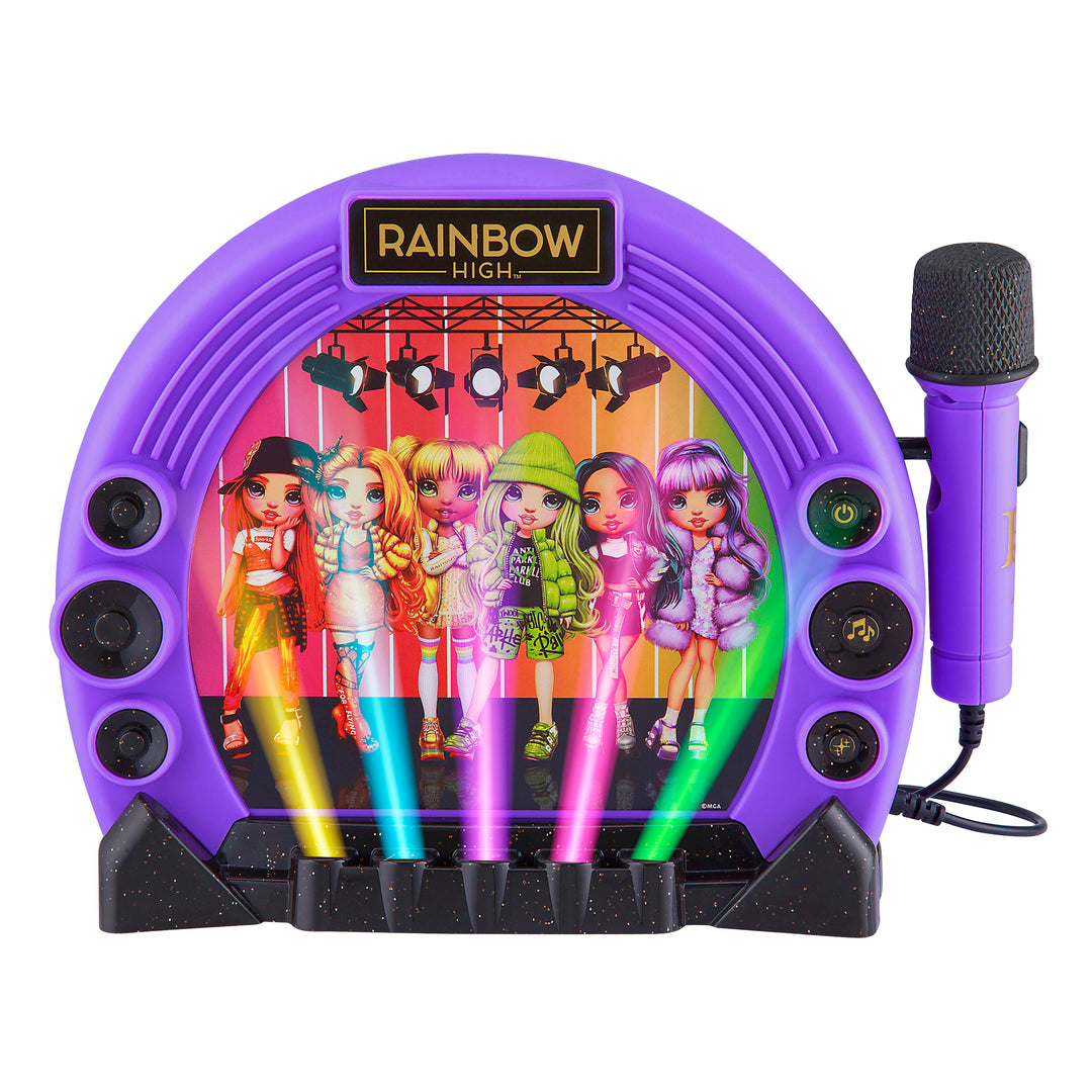 eKids Rainbow High - Guitarra infantil con música integrada y barra de  Whammy, guitarra de juguete musical para fanáticos de los juguetes Rainbow  High