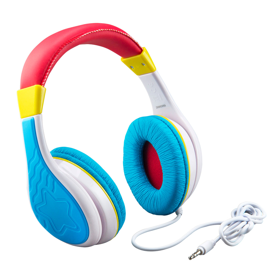 eKids Blippi - Auriculares para niños, auriculares con cable para la  escuela, el hogar o los viajes, sin enredos estéreo con control de volumen