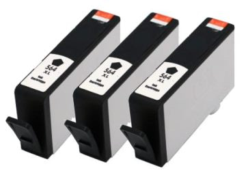 564XL Compatible High Capacity HP Black Triple Set