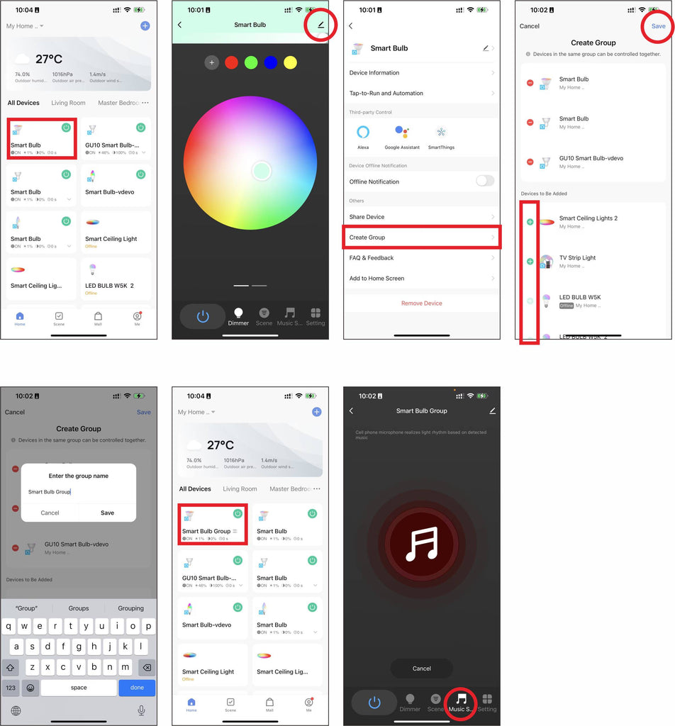 how to create device group