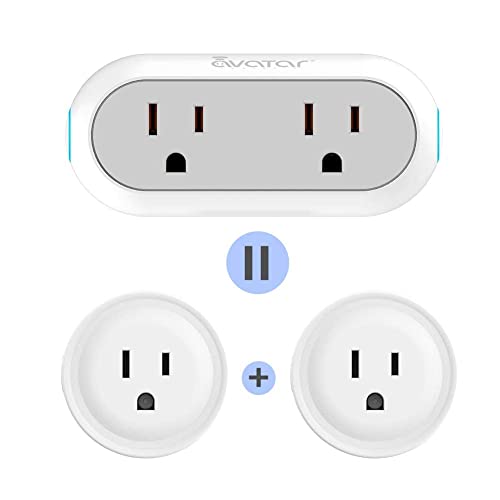 Aluratek ASHWP02F Smart Outdoor WiFi Plug