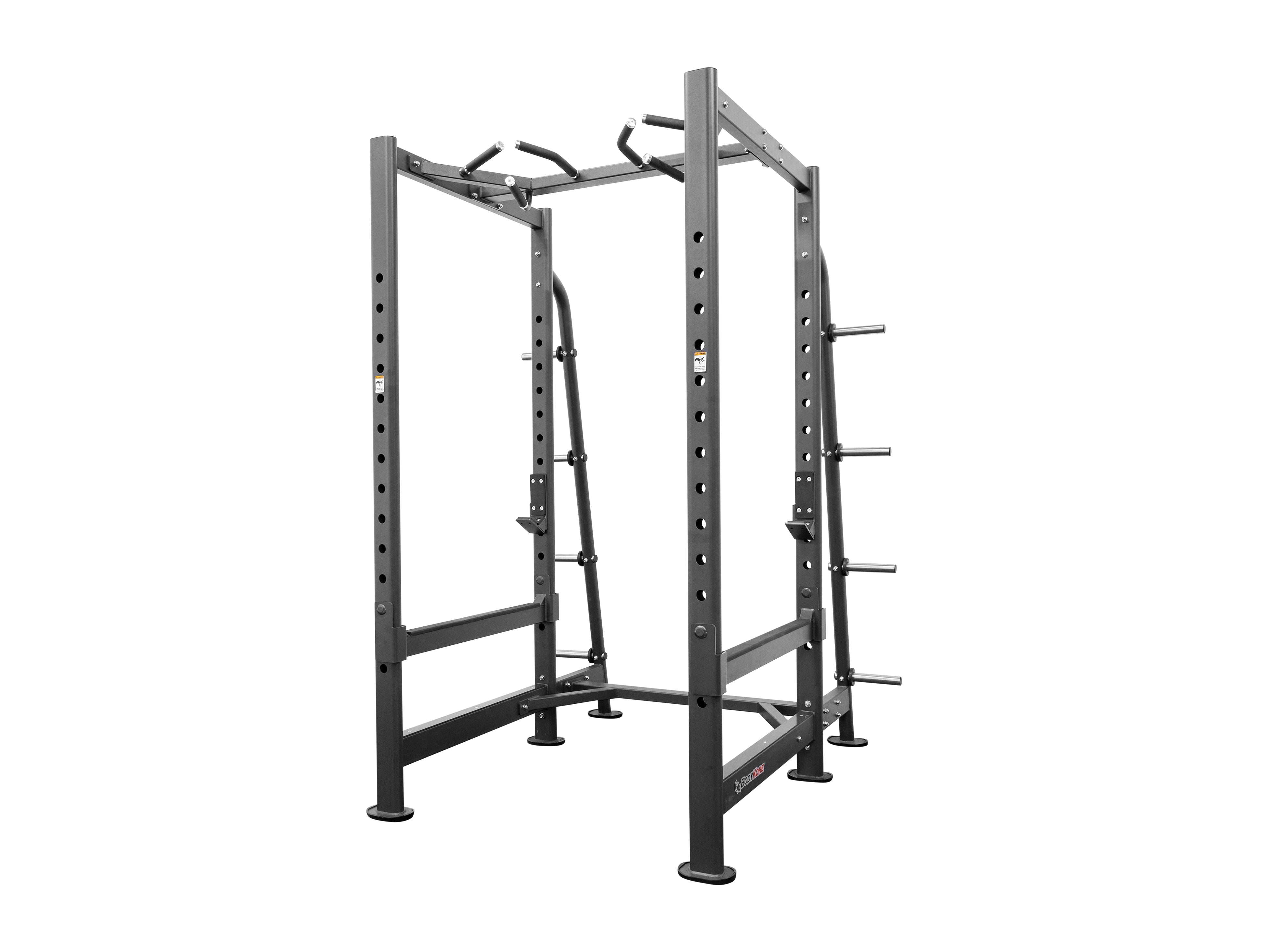 New Pro Power Cage with Rack, Pull Up Bar, J-Hooks and Dip Bars