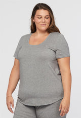 Plus Size Short Sleeve T Shirt | Plus Size Tee | Lusomé Sleepwear USA