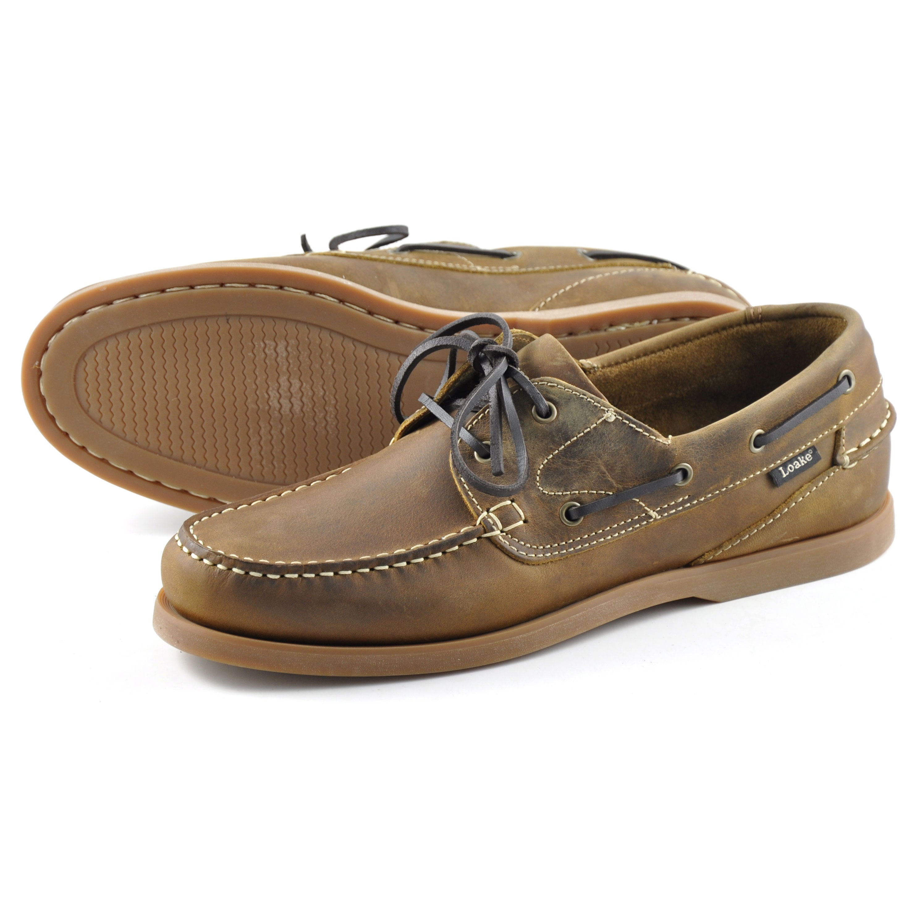 'Lymington' Brown Oiled Nubuck – The Shoe Room Doncaster