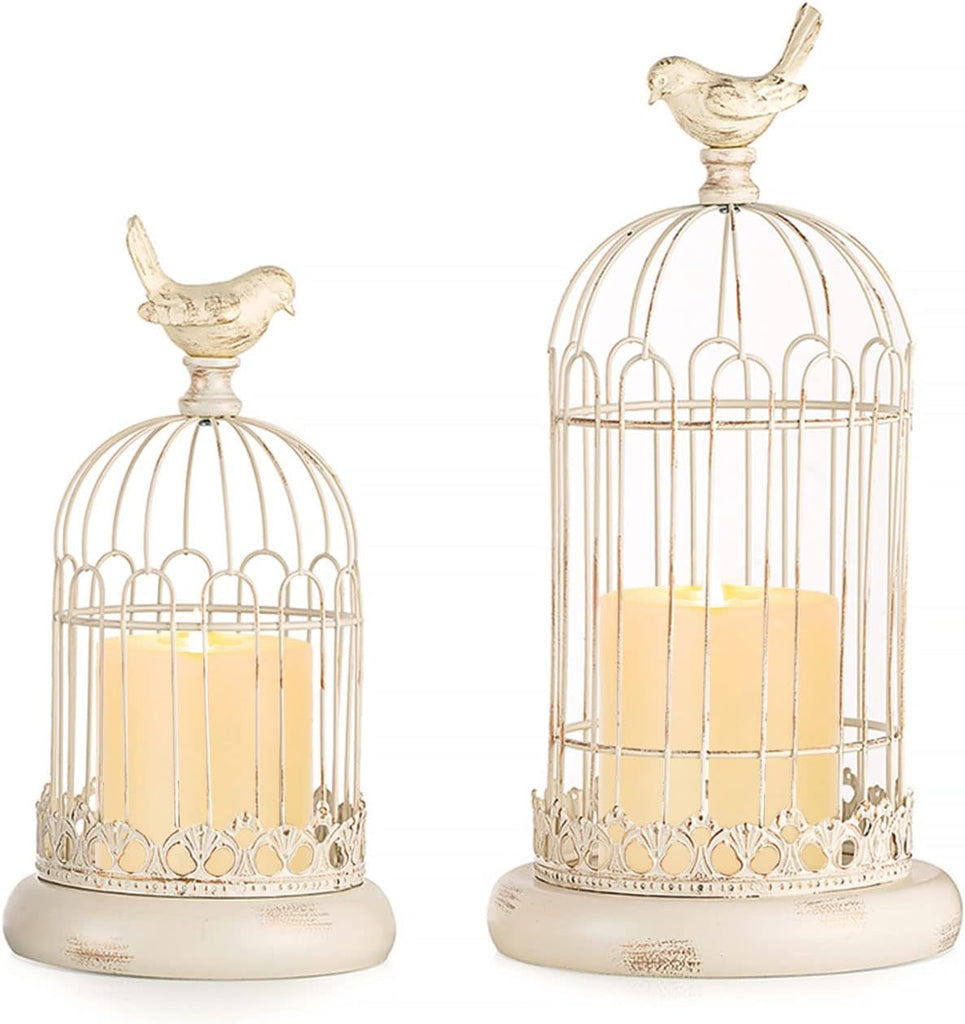 Bird Cage Decor Lanterns Decorative