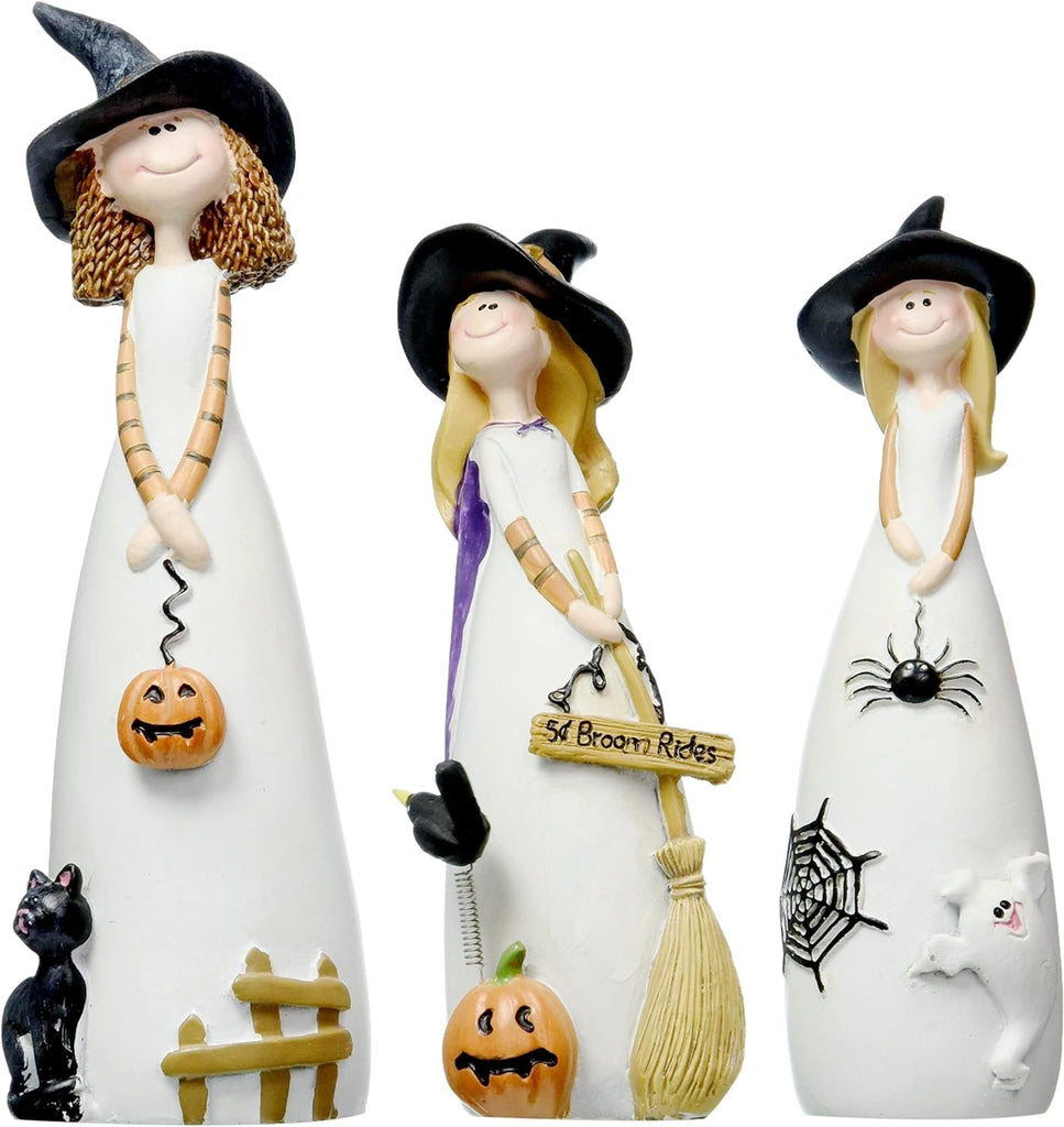 Witch Statues Halloween Decorations, Cute Party and Home Decor and Fall Accents