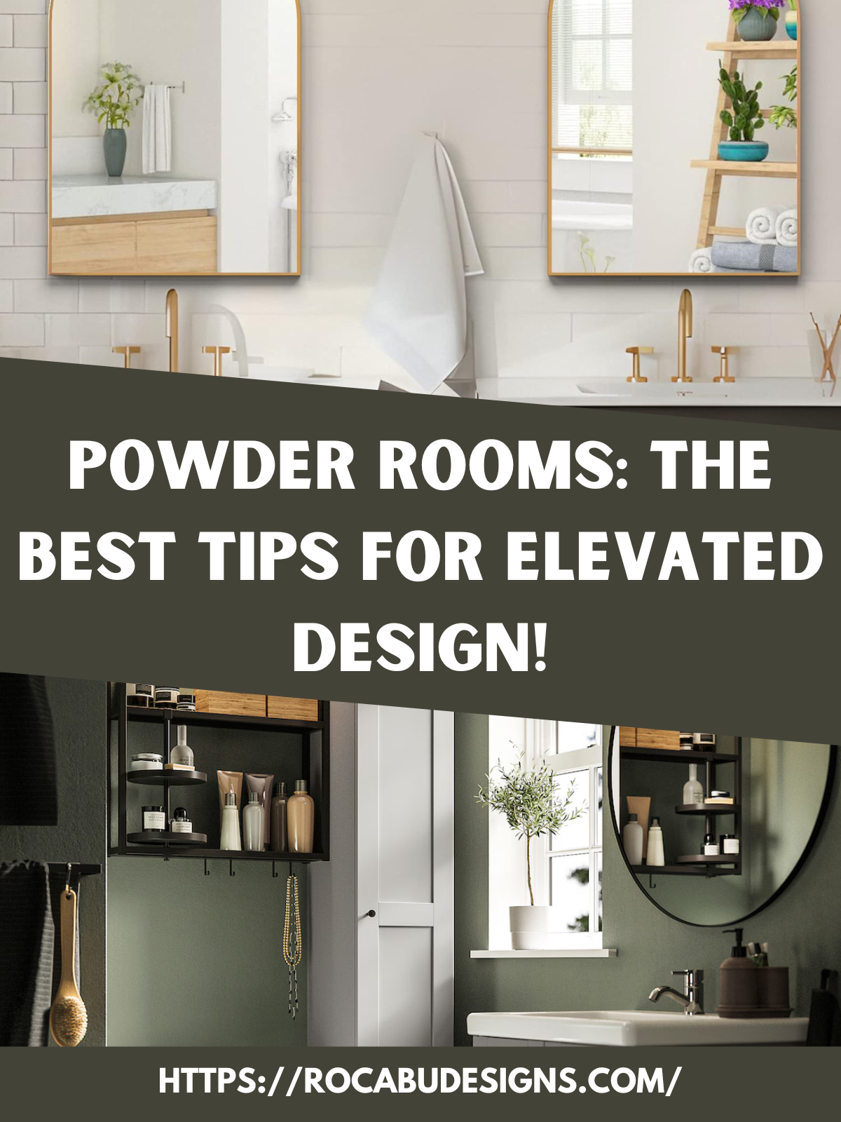 Powder Rooms: The Best Tips for Elevated Design!