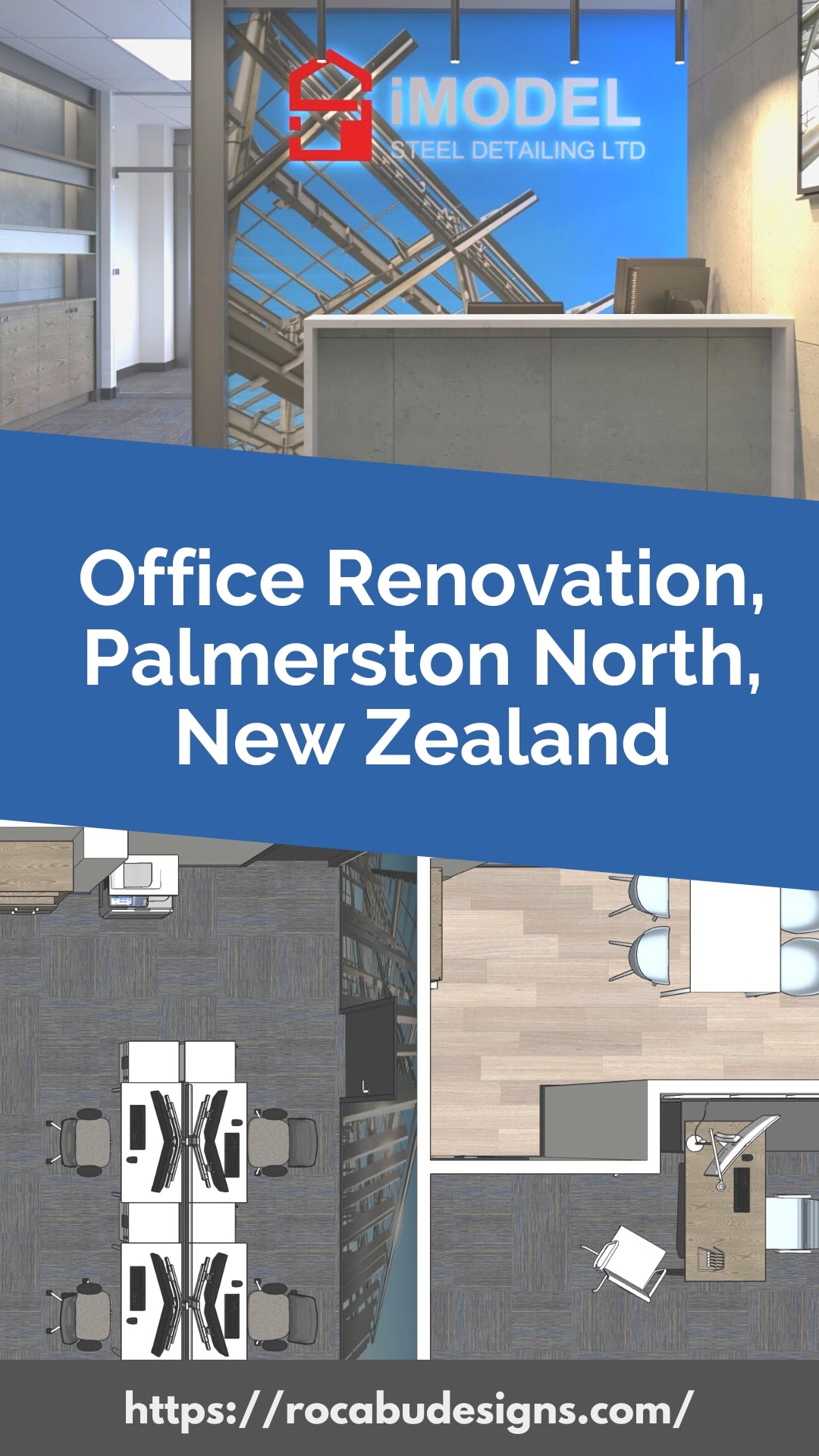 Office Renovation of Imodel Steel Detailing Ltd in Palmerston North, New Zealand