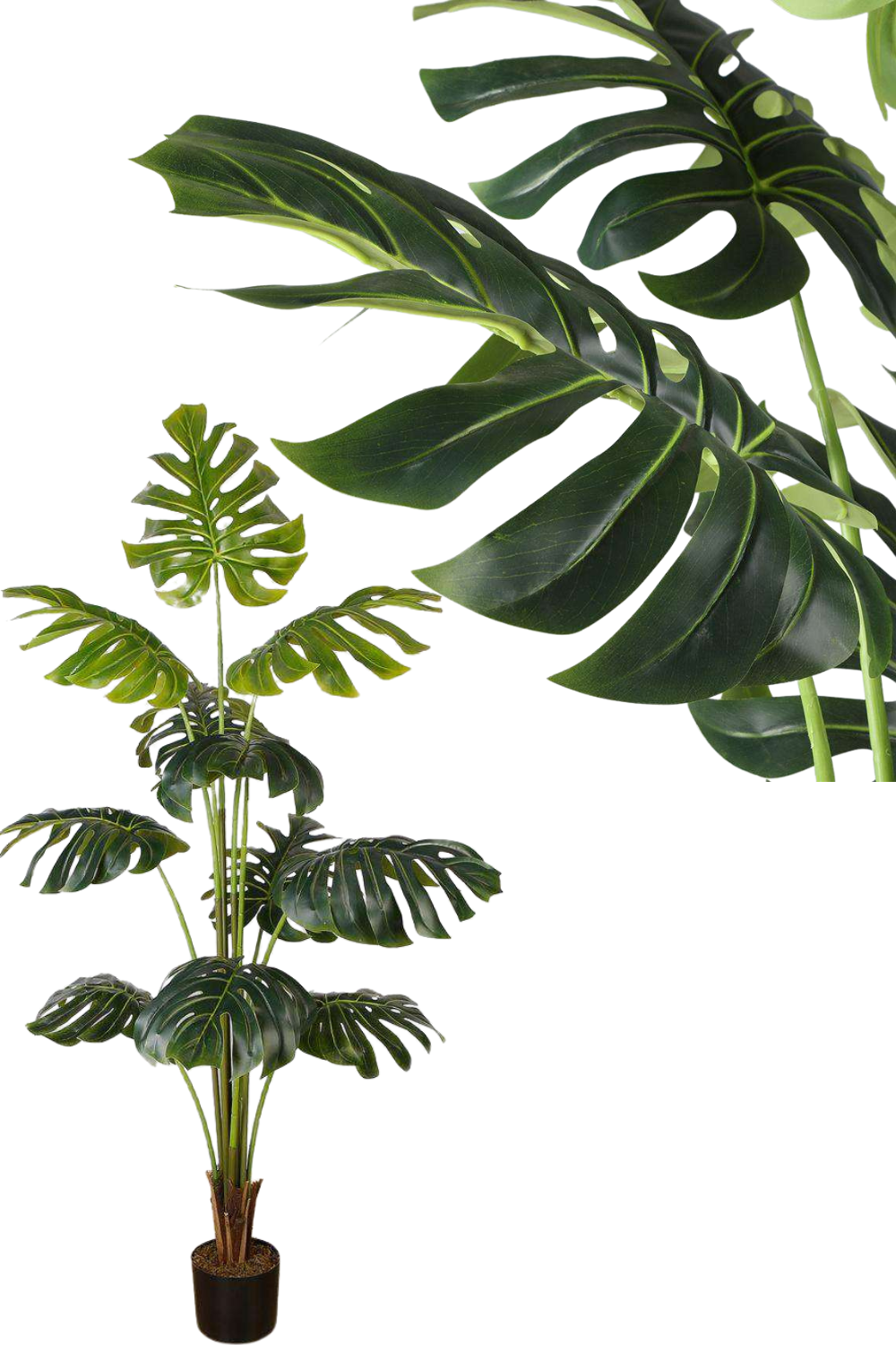 RITA ARTIFICIAL MONSTERA POTTED PLANT (MULTIPLE SIZES)