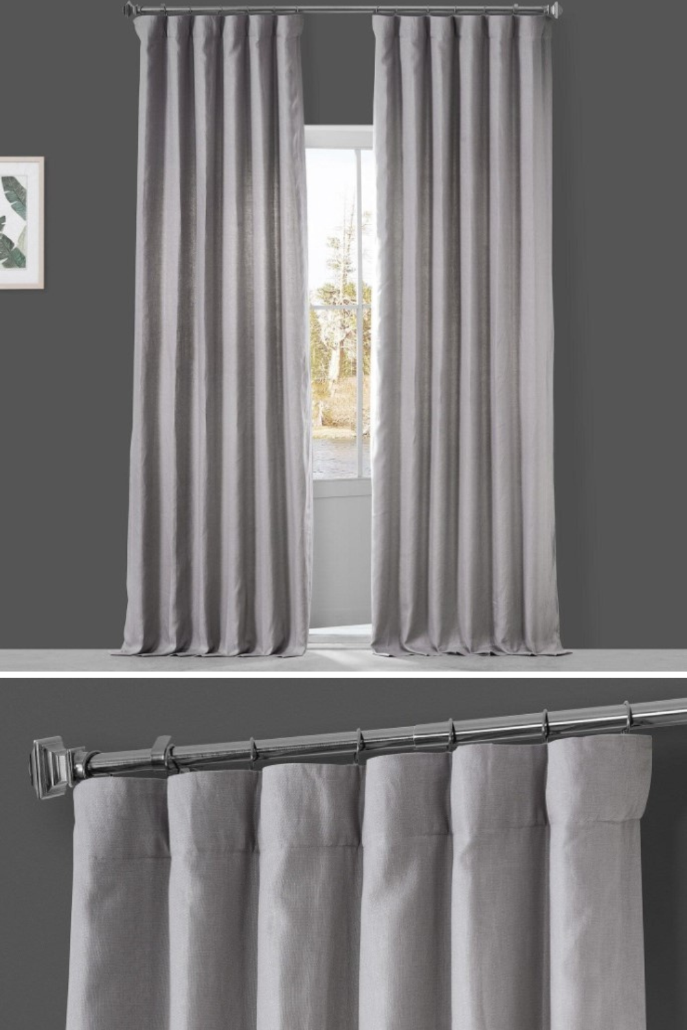 Earl Grey French Linen Curtain