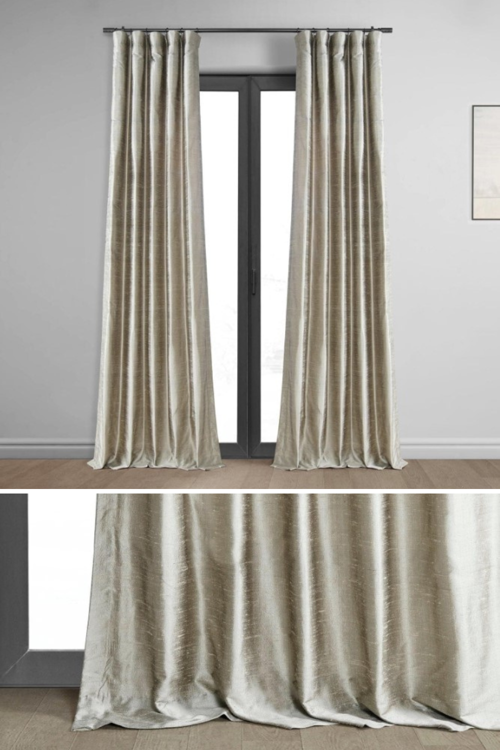 Cashmere Textured Dupioni Silk Curtain