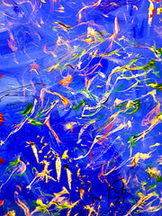 Closeup of Oceans with Plastic Bag