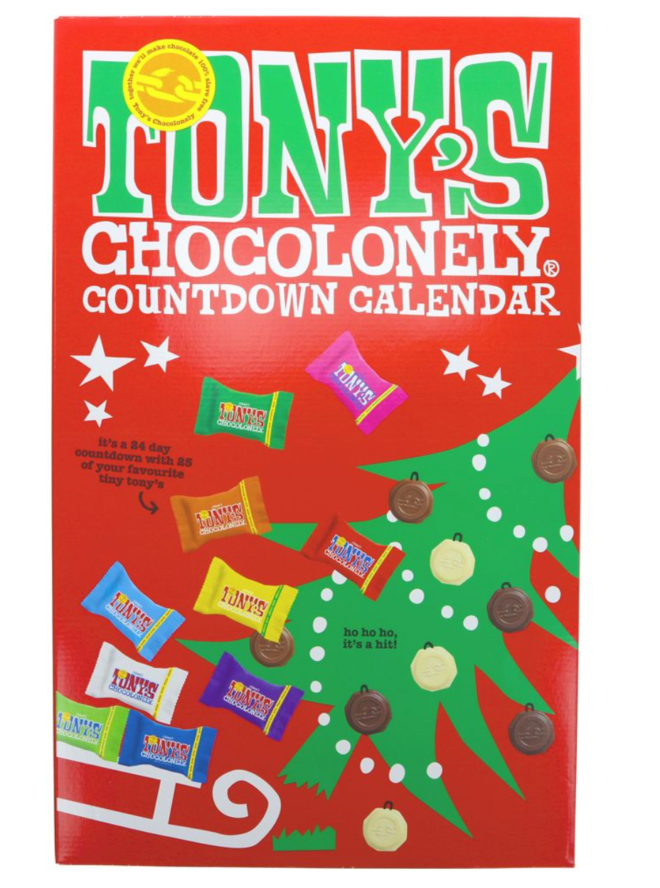 Tony's Chocolonely Big Tiny Christmas Advent Countdown Calendar Sugar