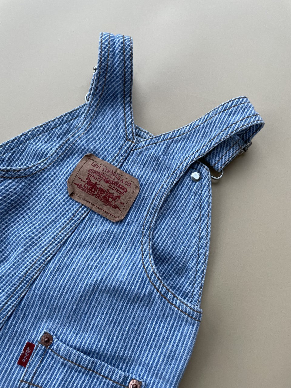 Levi's Striped Overalls 12 Months – mini kiosk