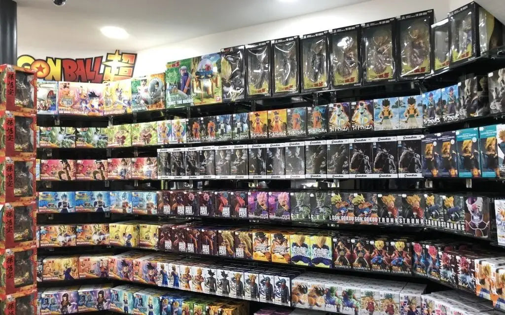 emballage des figurines manga