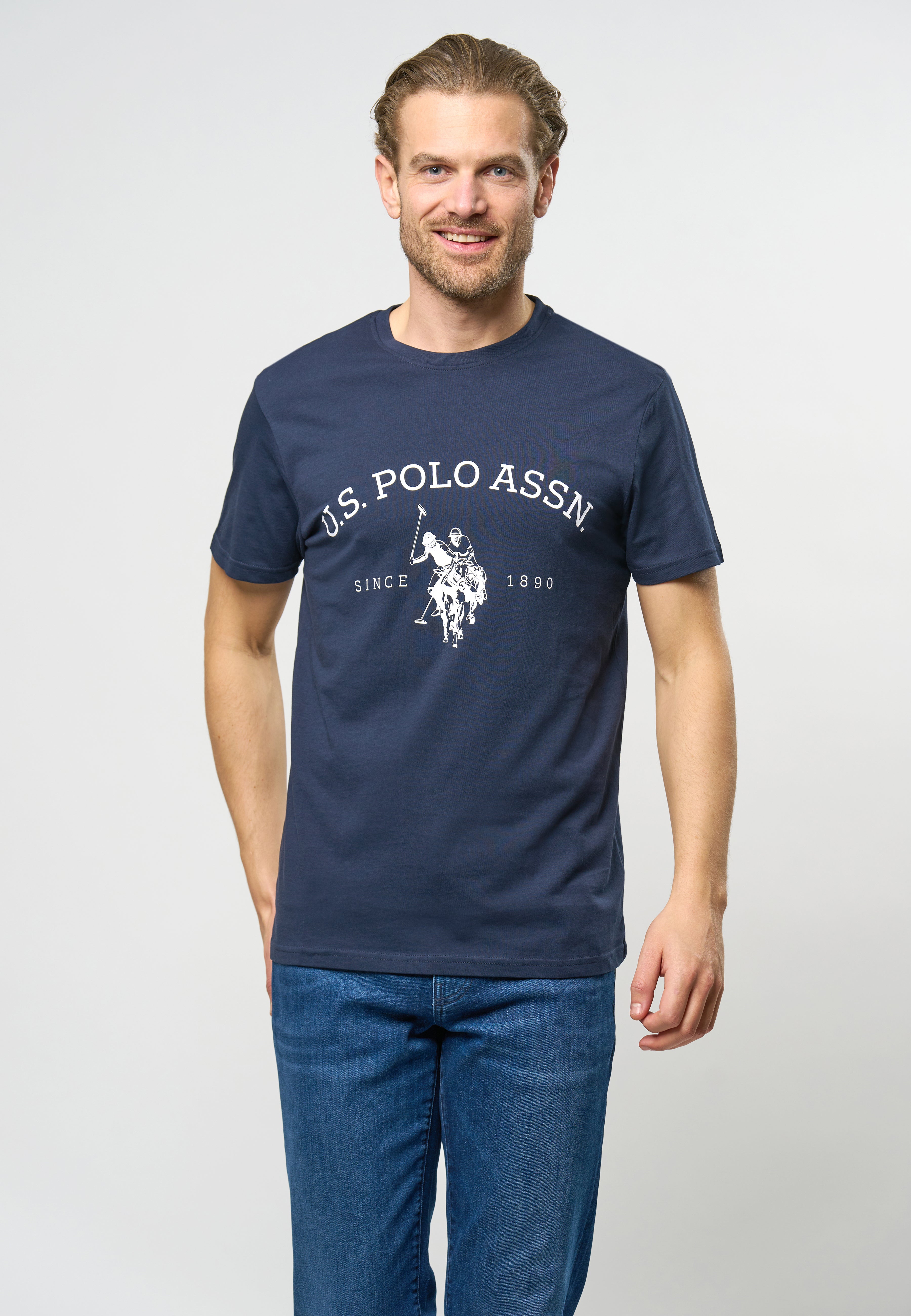 Billede af Navy Blå - Archibald T-shirt - Herre - S - U.S. Polo Assn